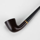 9.9" Resin tobacco pipe [SMKJ-094/5] Resin Pipe Canadian Distributor Dark Brown