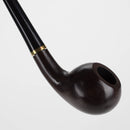 9.9" Resin tobacco pipe [SMKJ-096/7] Resin Pipe Canadian Distributor Dark Brown