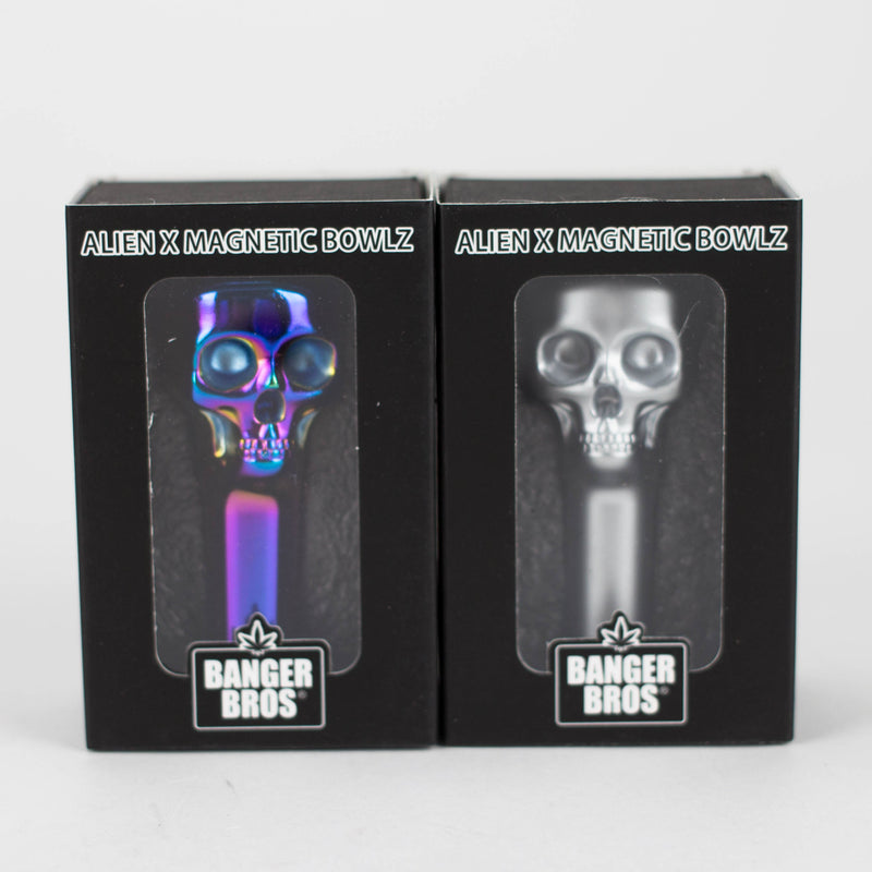 O Banger Bros | 2" Skull Magnetic Metal bowl [SMKZ-016]