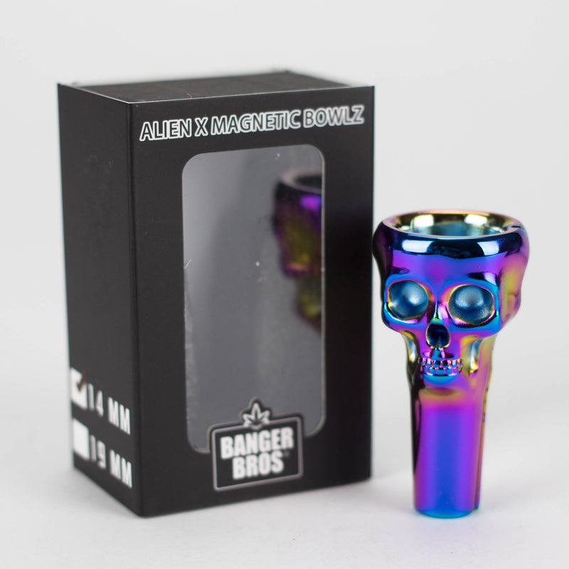 O Banger Bros | 2" Skull Magnetic Metal bowl [SMKZ-016]