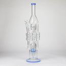 20" Coil Glass water recycler bong [C1577] Glass Bong Canadian Distributor Jade Blue
