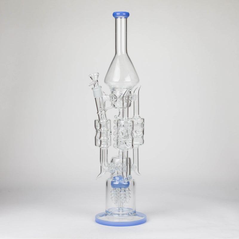 O 20" Coil Glass water recycle bong [C1577]