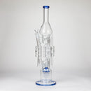 20" Coil Glass water recycler bong [C1577] Glass Bong Canadian Distributor Light Blue