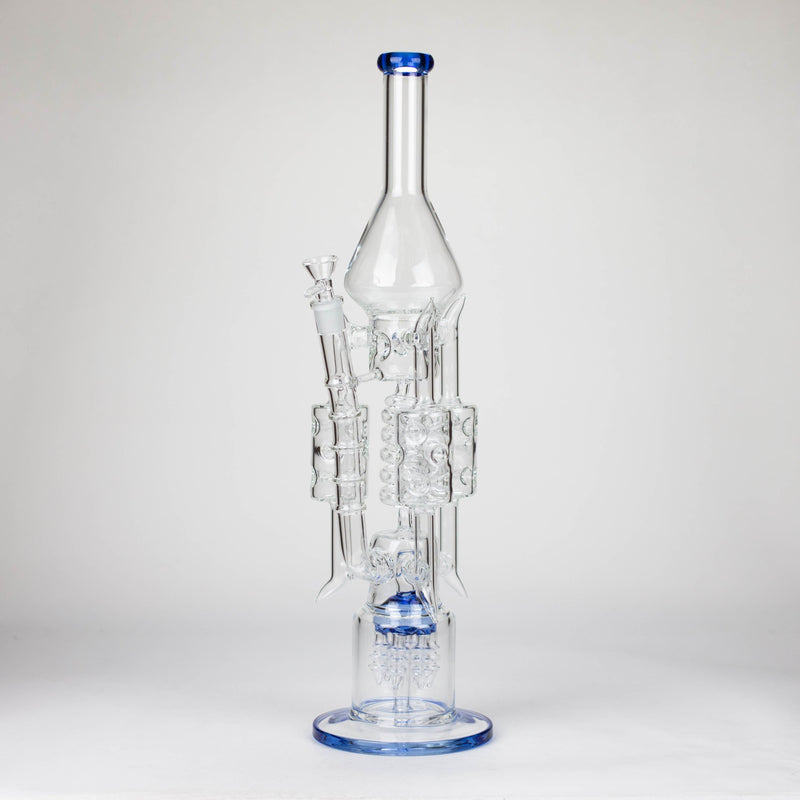 O 20" Coil Glass water recycle bong [C1577]