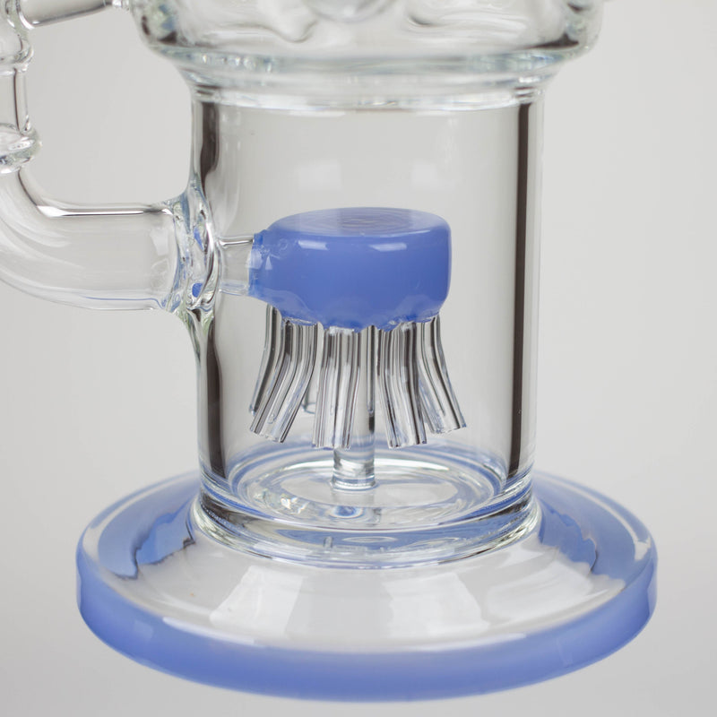 O 19" Coil Glass water recycle bong [C1576]