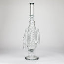 19" Coil Glass water recycler bong [C1576] Glass Bong Canadian Distributor Black