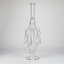 19" Coil Glass water recycler bong [C1576] Glass Bong Canadian Distributor Pink