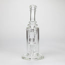 10″ Straight Tube Recycler Glass Bong [C1555] Glass Bong Canadian Distributor