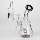 Xtreme | 5" Oil Rig with quartz banger [BT4409] Glass Rig Canadian Distributor Cuprite (C)
