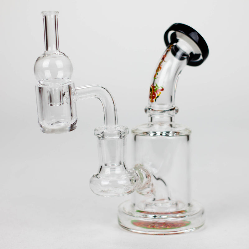 O Xtreme | 5" Oil Rig with quartz banger [BT4409]