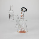 Xtreme | 5" Oil Rig with quartz banger [BT4409] Glass Rig Canadian Distributor Kyanite (E)