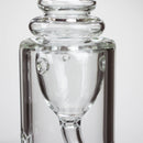 10″ Straight Tube Recycler Glass Bong [C1555] Glass Bong Canadian Distributor