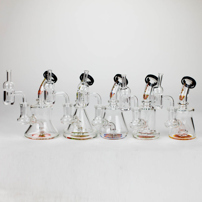 O Xtreme | 5" Oil Rig with quartz banger [BT4409]