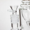 10″ Straight Tube Recycler Glass Bong [C1555] Glass Bong Canadian Distributor