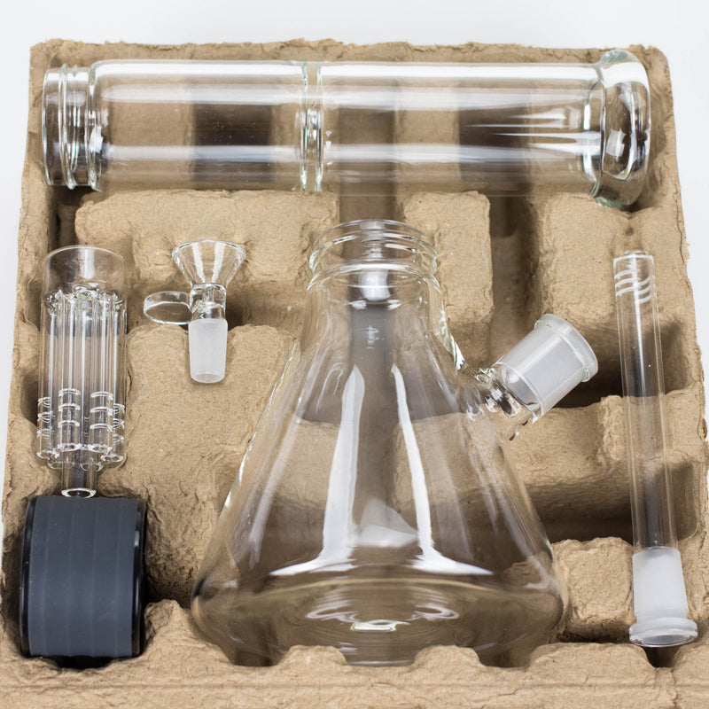 O 17″ 5mm DIY Glass Beaker Bong Set [BT1567]