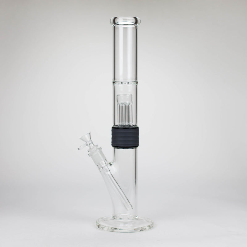 O 17″ 5mm DIY Glass Straight Tube Bong Set [BT2528]