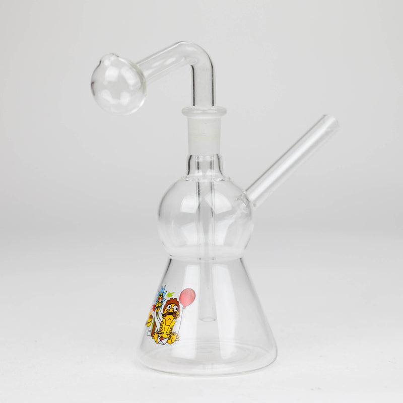 O 6.5" glass oil rig sticker