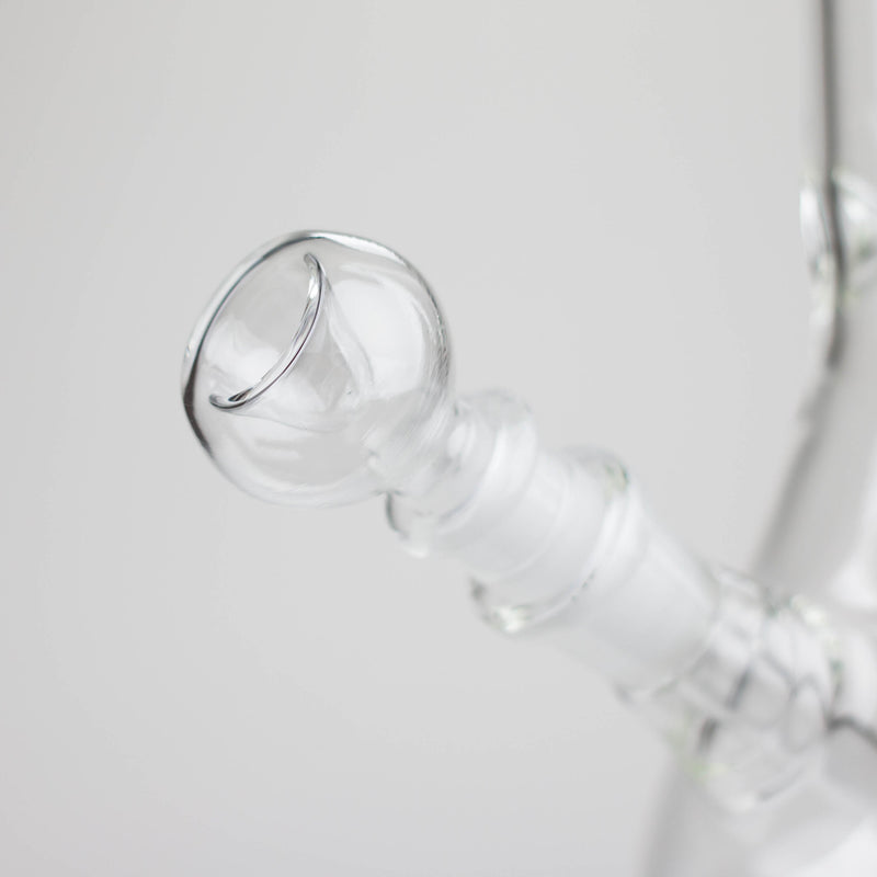 O 12" Clear Beaker Bong