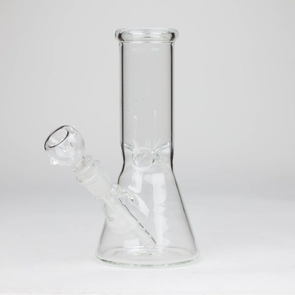 O 8" Clear Beaker Bong