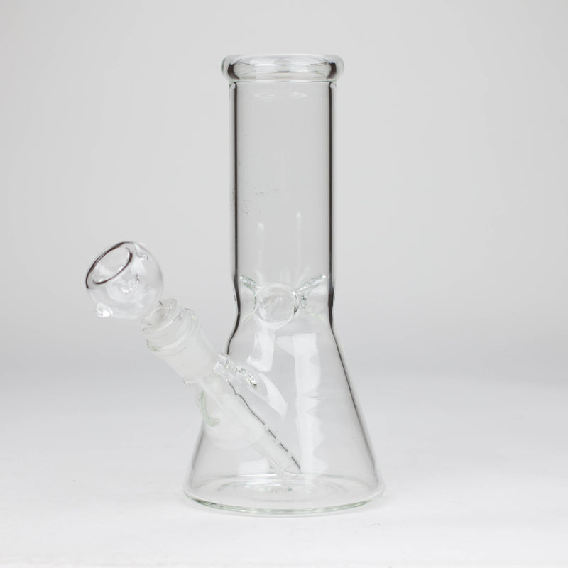 O 8" Clear Beaker Bong