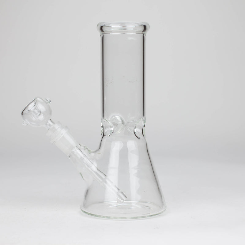 O 8" Clear Beaker Bong