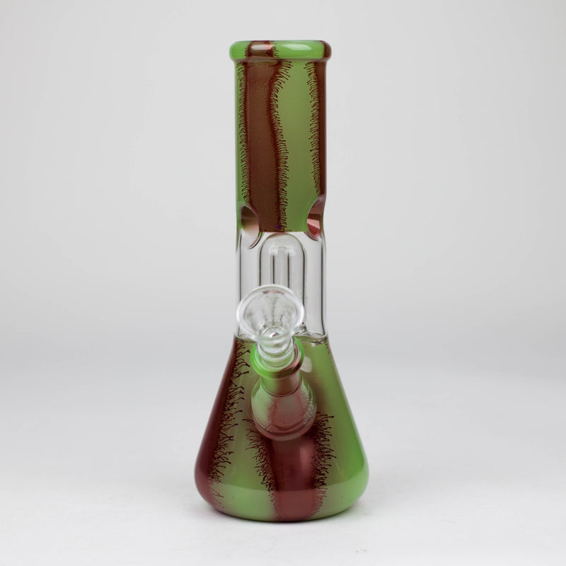 O 8" Dome Percolator glass water Bong-Assorted