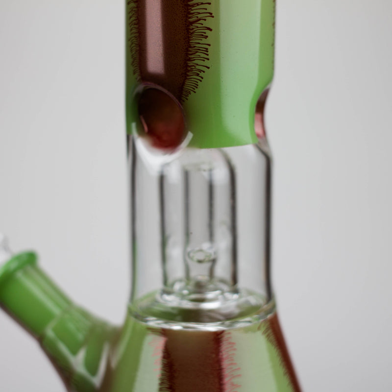 O 8" Dome Percolator glass water Bong-Assorted