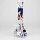 Z10" Glass Bong With Clown Design Glass Bong 777 Smoke Design2
