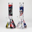 Z10" Glass Bong With Clown Design Glass Bong 777 Smoke