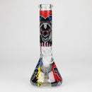 Z10" Glass Bong With Clown Design Glass Bong 777 Smoke