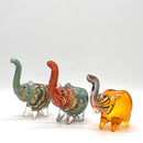 4" Elephant shape insideout pipe Glass Pipe NIBO Distribution