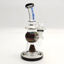 9" Wig-Wag Showerhead Rig Glass Rig Super Supplys Inc Black