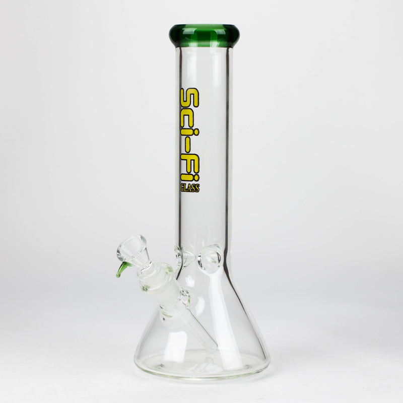 O 12" 7mm Beaker Glass Bong