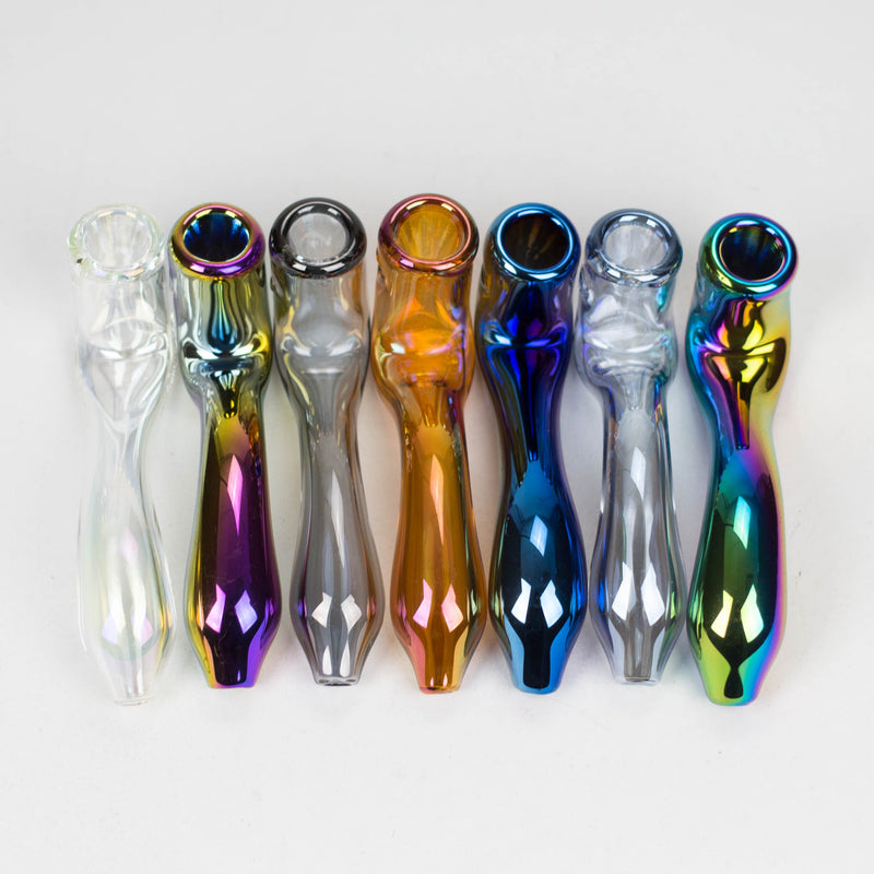 O 5" Glass Hand Pipes Box of 21 [SMKJ-102]