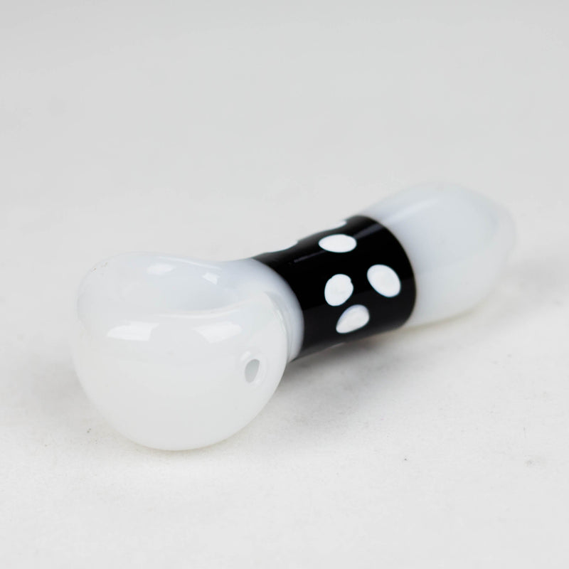 O 4" Glass Hand Pipes Box of 21 [SMKJ-103]