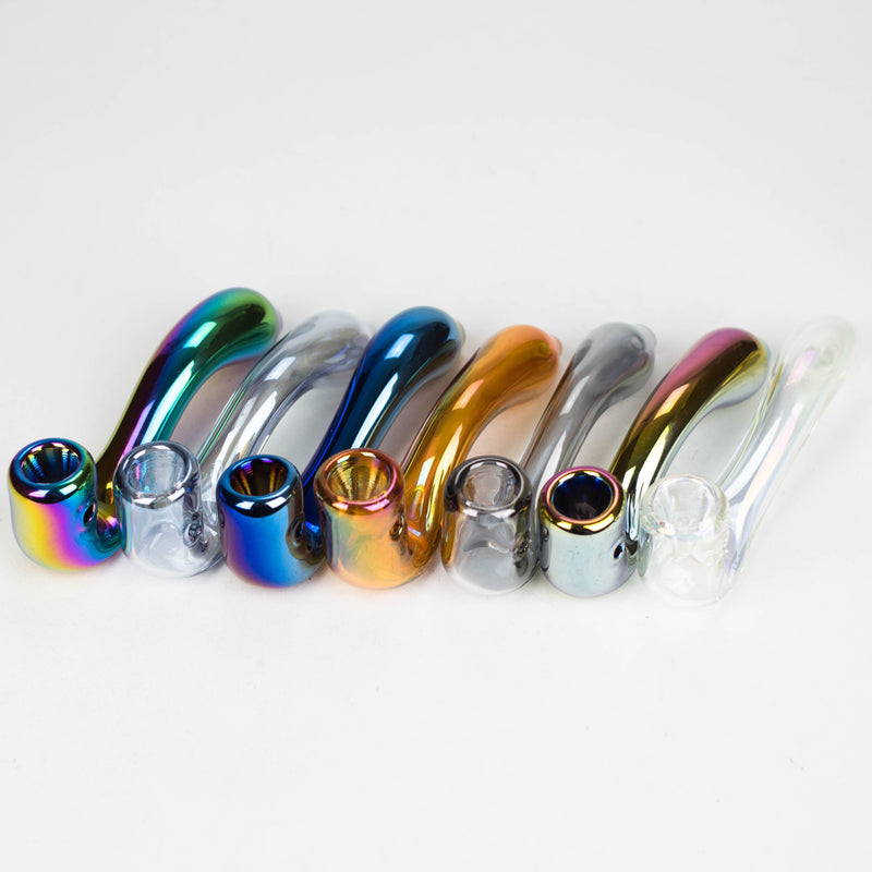 O 5" Glass Hand Pipes Box of 21 [SMKJ-102]