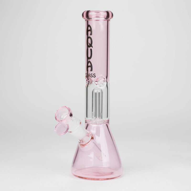 AQUA | 10″ Glass Bong with Percolator & Bowl [B2] – Box of 12 Bongs Canadian Distributor