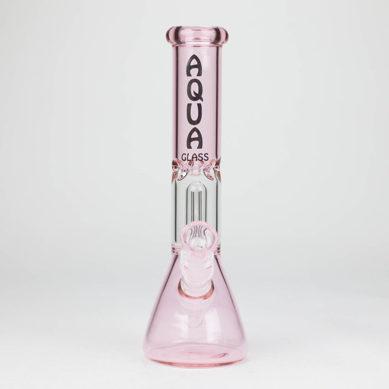 O AQUA | 10″ Glass Bong with Percolator & Bowl Box of 8 [B2]