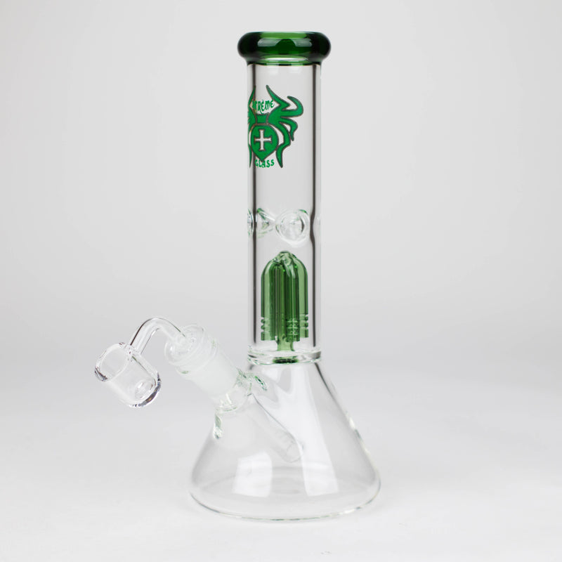 O Xtreme | 10" Glass Bong with Percolator &amp; Banger [AK04]