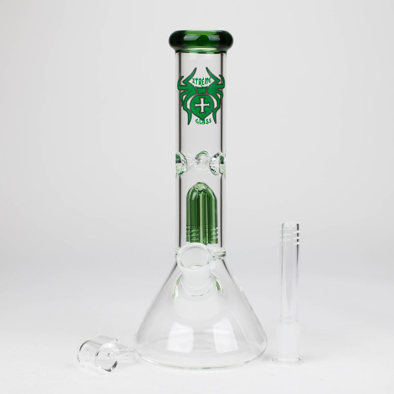 O Xtreme | 10" Glass Bong with Percolator &amp; Banger [AK04]