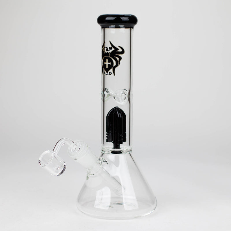 O Xtreme | 10" Glass Bong with Percolator &amp; Banger [AK04]