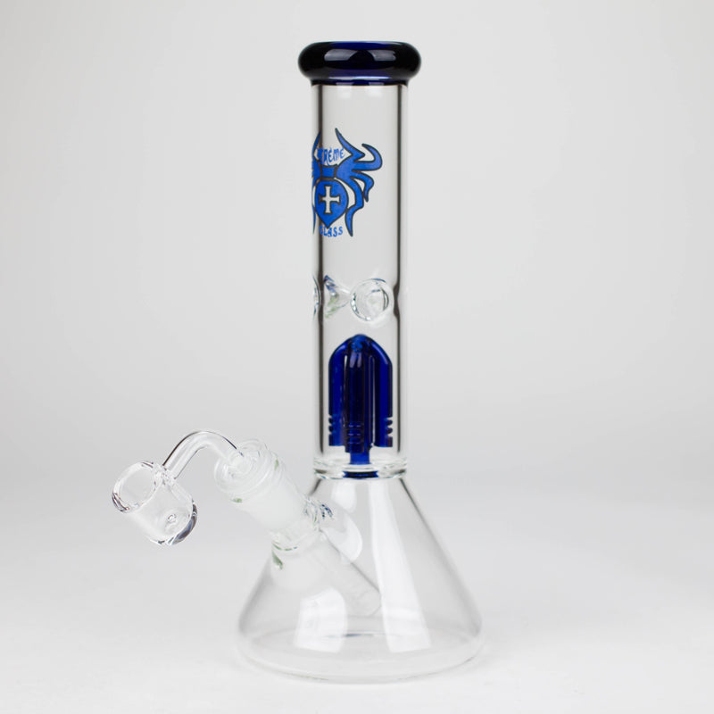 O Xtreme | 10" Glass Bong with Percolator &amp; Banger [AK04]