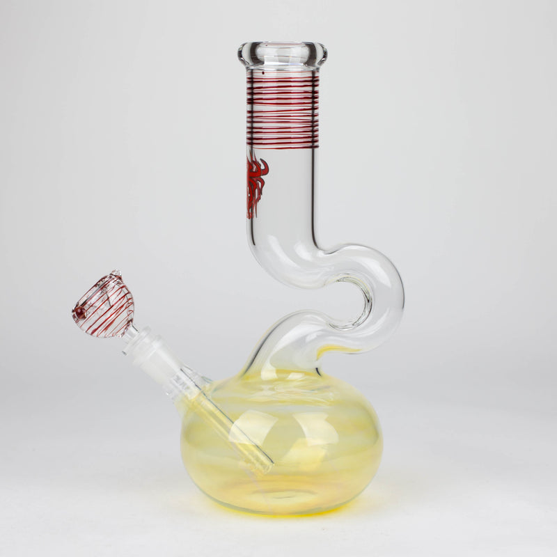 O Xtreme | 11.5″ Glass Bong with Bowl – Pink [AK845]