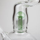 Kush | 17" Zig-Zag Rasta 420 glass bong Glass Bong Canadian Distributor