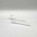Steamroller Clear Glass Shotgun Pipe 6" - 2PCS Blunt NIBO Distribution