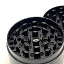 Spider Black Metal Grinder 52mm 4 parts Box of 12 Display Pack NIBO Distribution
