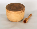 VOW | Olive Wood Jar-Magnetic Lid-Doozer Wooden Pipe Variety Olive Wood