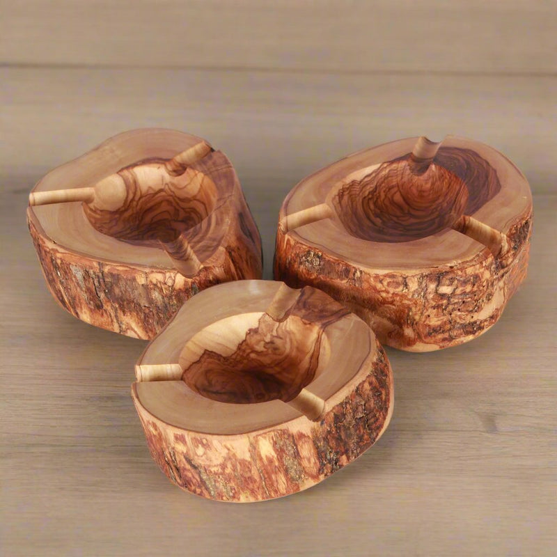 O VOW | Olive wood Rustic Ashtray