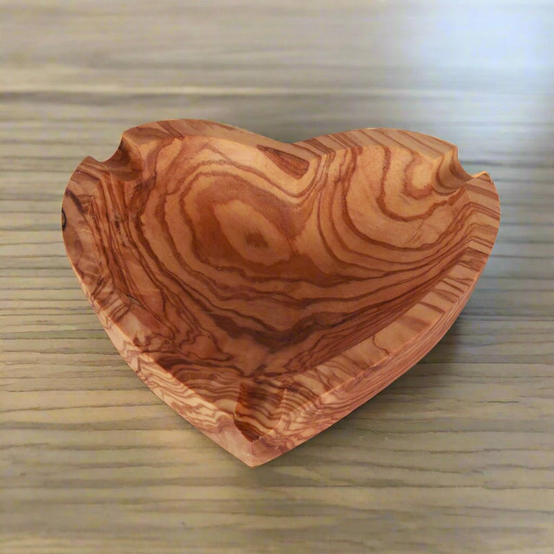 O VOW | Olive wood Heart shaped ashtray