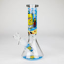 7.5" 4mm Cartoon Design Beaker Bong [PIP877] Glass Bong NIBO Distribution Design F